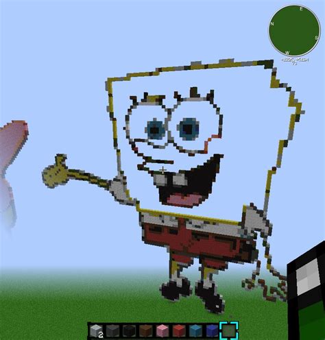 My Pixel Art Spongebob And Patrick Minecraft Project Images And