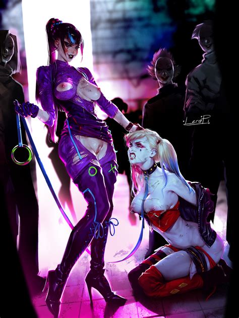 Punchline And Harley Quinn By Lerapi Hentai Foundry