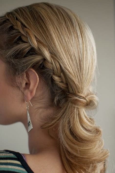 We have a soft spot for type 4, and 4c girls here at hibiscus roots so you can rest assured you can pull all of these styles off. Braided Ponytail Hairstyle for Medium Hair
