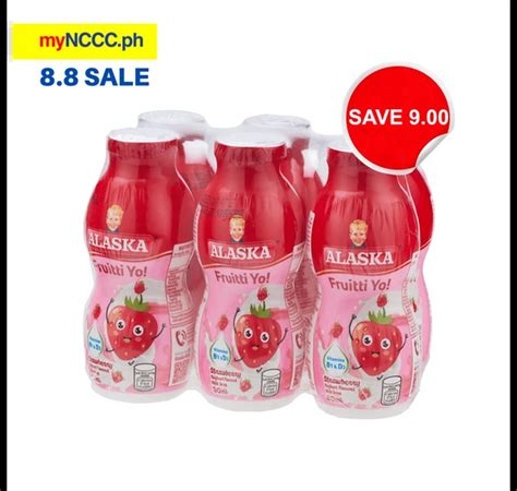 Save P9 Buy 1 Alaska Fruitti Yo Strawberry Yoghurt Flavored Milk Drink