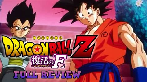 Dragon Ball Z Resurrection F Review Youtube