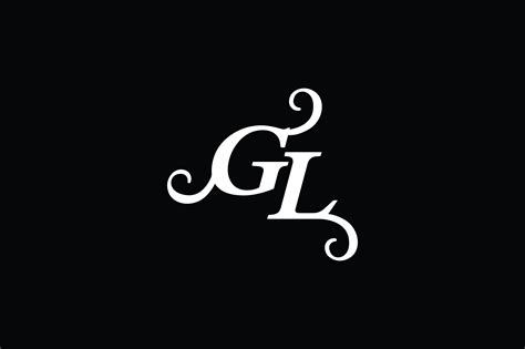 Monogram Gl Logo V2 Graphic By Greenlines Studios · Creative Fabrica