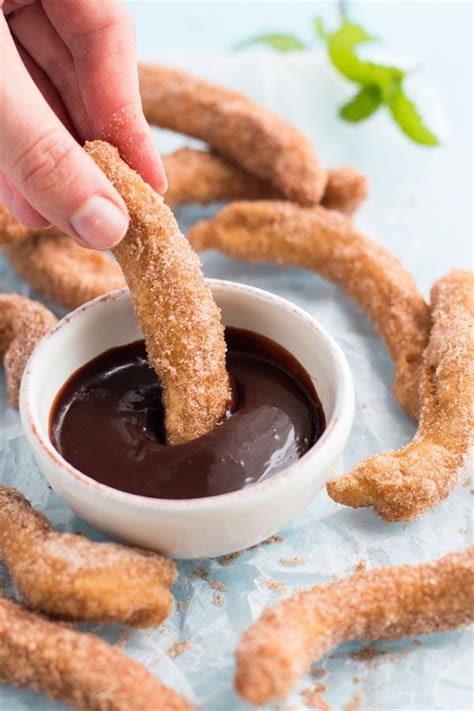 Easy Churros With Two Ingredient Nutella Sauce Savory Nothings Easy