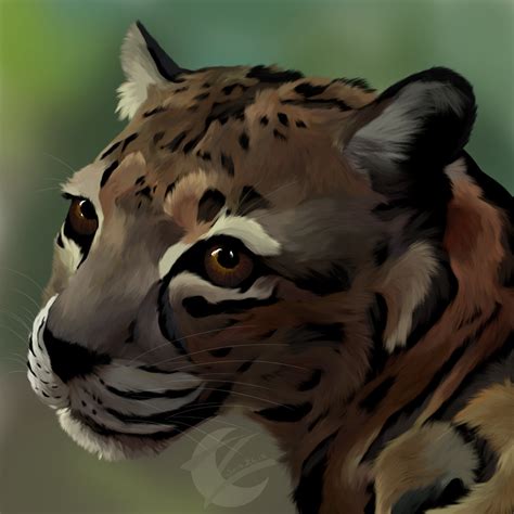 Jungle Cat With Speed Paint By Chrystal Art On Deviantart
