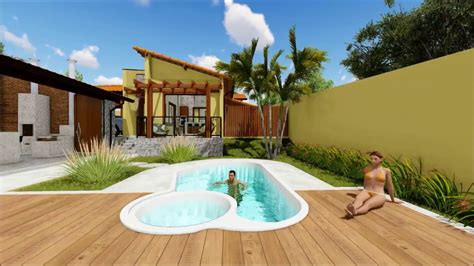 Savesave piscina para casa de campo for later. Criar arquitetura - Projeto casa de campo 060 - YouTube
