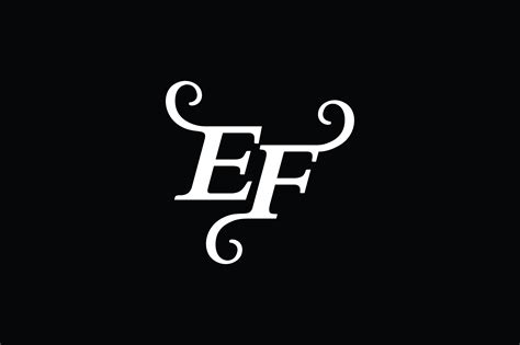 Monogram Ef Logo V2 Gráfico Por Greenlines Studios · Creative Fabrica