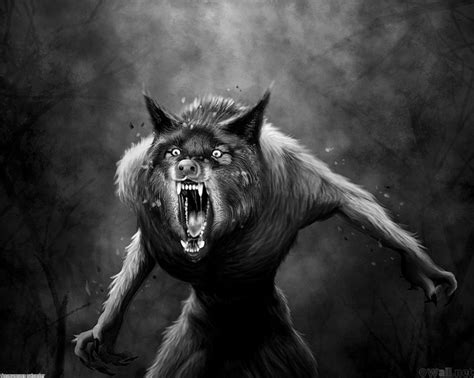 Evil Werewolf Scary Dark Animals Werewolf Art Werewolf Animals