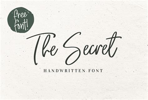 I don't want the usual fonts (arial, times new roman, helvetica, verdana, etc.) but i also don't want anything wacky or try hard classy. The Secret Script Font - Befonts.com
