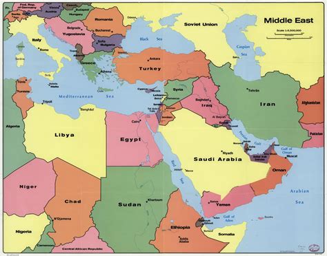 Middle East Political Map Get Map Update