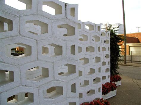 Mid Century Decorative Concrete Screen Block Decorative Concrete
