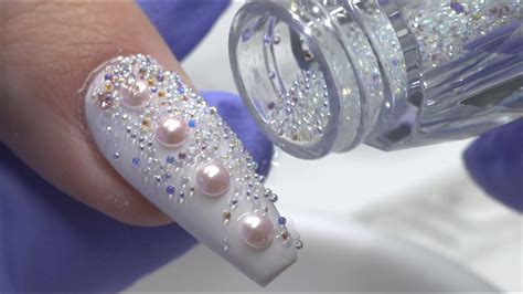 Swarovski Pixie Crystals Nails Youtube