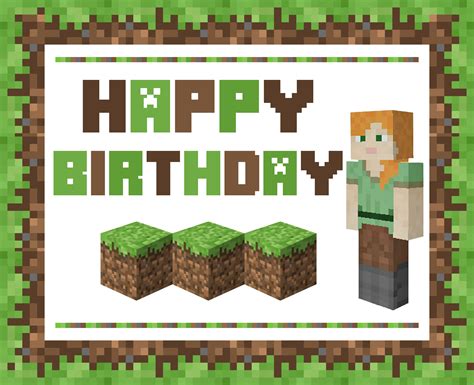 Free printable minecraft creeper themed chore chart. Free Awesome Alex Minecraft Printables for girls | Catch ...