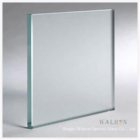 Clear Ultra Acid Etched Glass Translucent Frosted Glass With Ce Certificate China Acid Etched