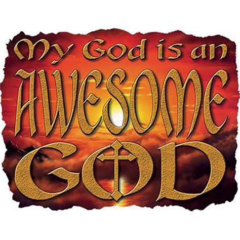 My God Is An Awesome God Inspirational Motivational Faith Etsy