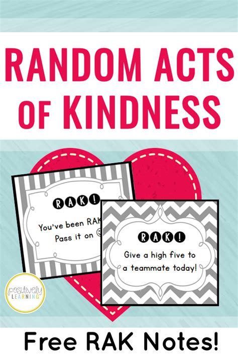 Free Kindness Notes Positive Learning Teaching Kindness Teaching Blogs