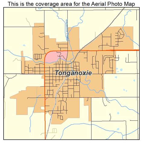 Aerial Photography Map Of Tonganoxie Ks Kansas