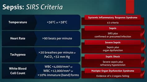 Sepsis Systemic Inflammatory Response Syndrome Sirs Criteria Youtube