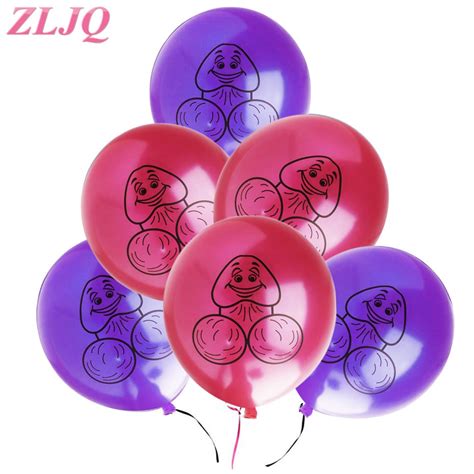 Zljq 20pcslot Willy Penis Fun Sex Balloons Pecker Balloon Hen Stag Night Party Decor Novelty