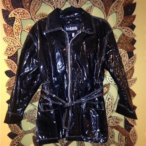 Totes Black Rain Jacket Black Rain Jacket Clothes Design Jackets