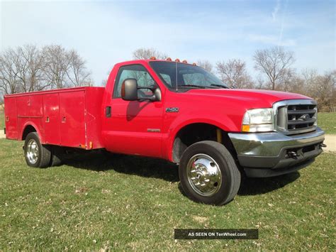 2004 Ford F 450 Superduty 4x4 Turbo Diesel Service Truck Contractors