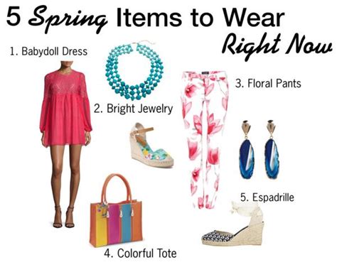 5 Spring Items To Wear Right Now Divine Style