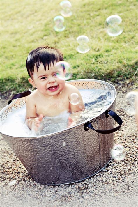 Bubble Bath Photoshoots For His 1st Birthday Bathtime Babyboy Bubble