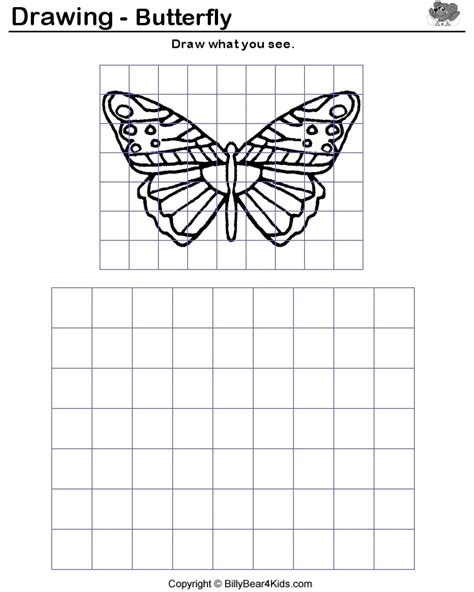 Grid Drawing Examples~ Practice For Grid Drawing Lesson Drawing Grid