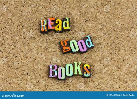Read Good Books Explore Fun Book Club Reading Stock Photo Image Of