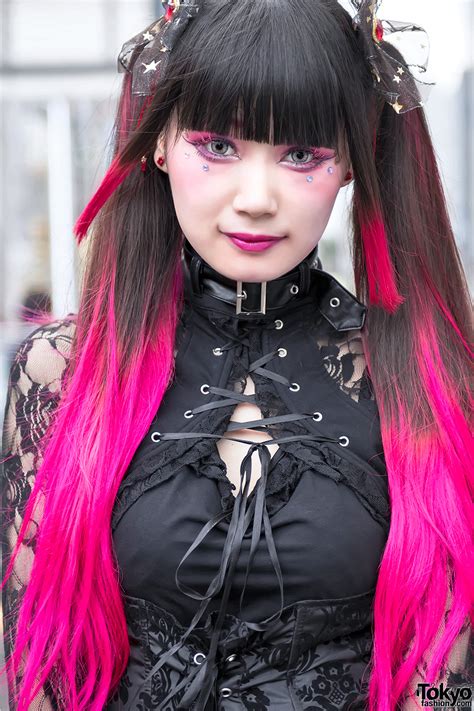 Pink Twintails Gothic Harajuku Street Fashion And Heart Backpack