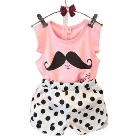 2016 Summer Style Baby Girls Clothing Set Sleeveless T Shirtpolka Dot