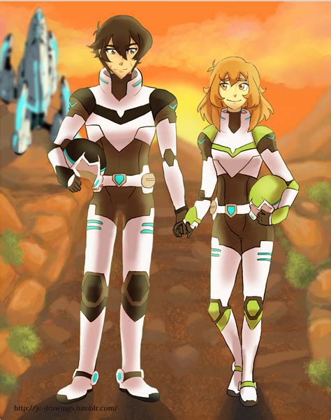 Keith The New Black Paladin And Pidge The Green Paladin From Voltron Legendary Defender