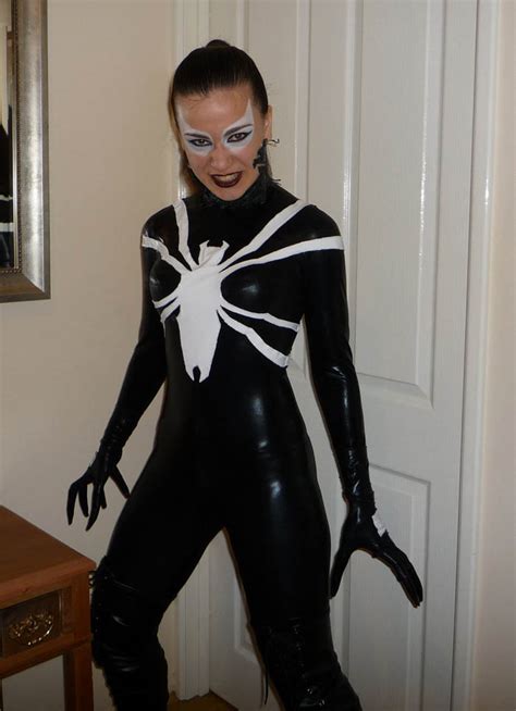 She Venom Costume By Spiderman Black Suit On Deviantart