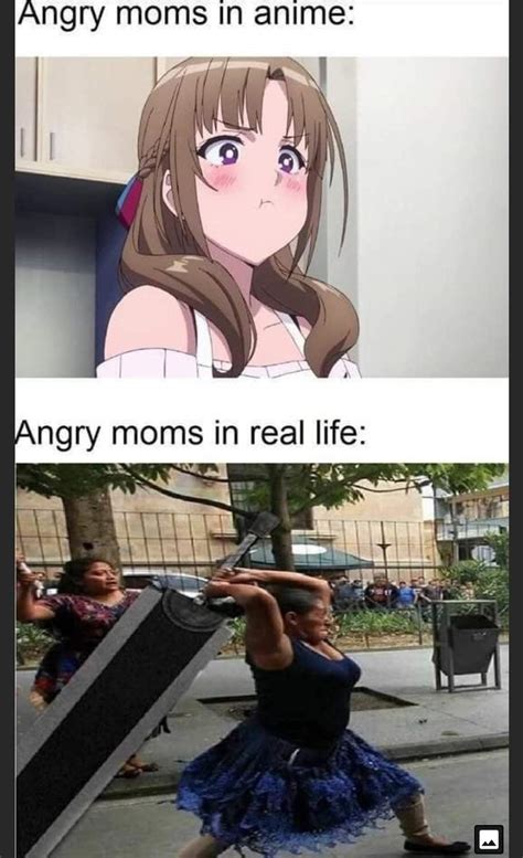 Anime Moms Vs Real Moms Anime Amino