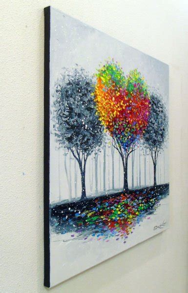 Love Tree Painting By Olha Darchuk Jose Art Gallery