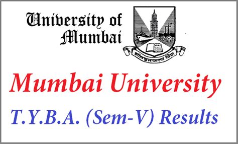 Mumbai University Results Tyba Sem 5 2014 Nov Dec Exam Result Declared
