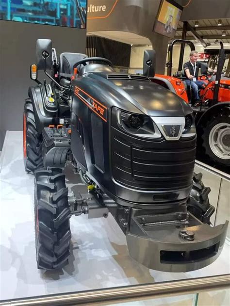 Tafe Launches Electric Tractor Teases Concept Hydrogen Tractor At
