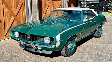 The 1969 Chevrolet Camaro Ss Attracts Attention With Its Rare Striking