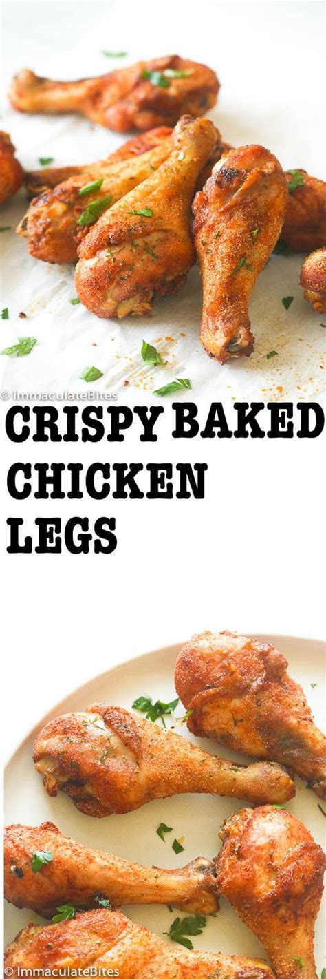 Place skin sides down in dish (dish and butter should be. Baked Crispy Chicken Legs - Super tasty chicken with only ...