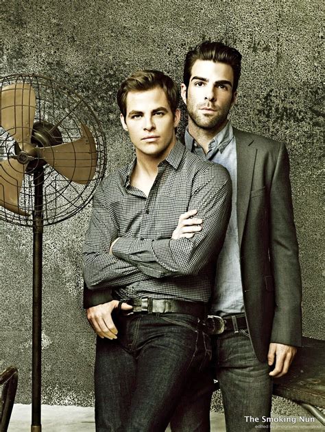 Oh Good Lord YES Chris Pine Zachary Quinto Celebrities Male