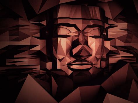 Face Tribal Polygon Art Abstract Wallpapers Hd