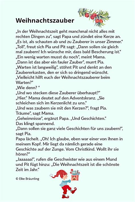 Hier können sie es kostenlos hören! Weihnachtszauber * Elkes Kindergeschichten | Weihnachten ...