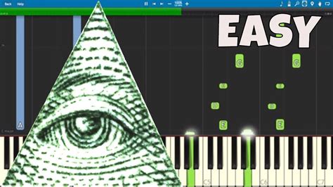 Illuminati Song Easy Piano Tutorial X Files Theme Acordes Chordify