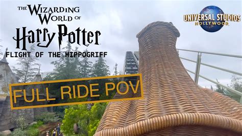 Flight Of The Hippogriff Full Ride Universal Studios Hollywood