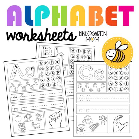 Kindergarten Alphabet Printables Kindergarten Mom