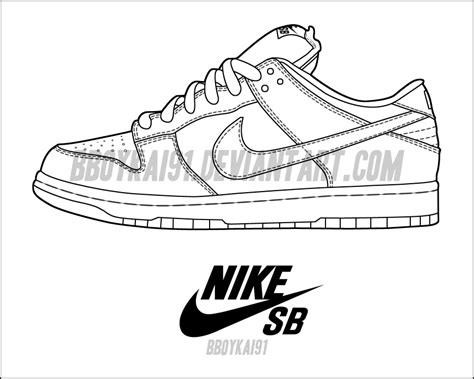 Nike Sb Dunk Template