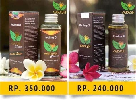 Maybe you would like to learn more about one of these? Berapa Harga Minyak Varash Healing Oil Classic 100ml Asli