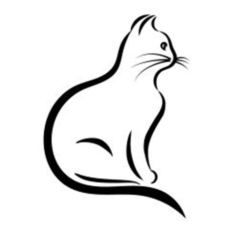 Des coloriages de chats gratuits à imprimer pour occuper et distraire les enfants. Sticker mural Chat et son chaton > Décomotif