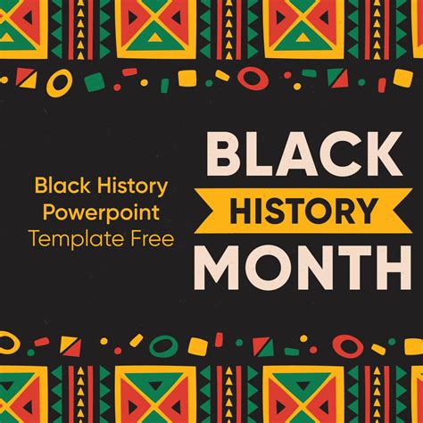 Modern Black History Powerpoint Template Free Masterbundles