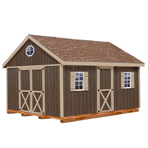 Best Barns Easton 12 Ft X 20 Ft Wood Storage Shed Kit With Floor