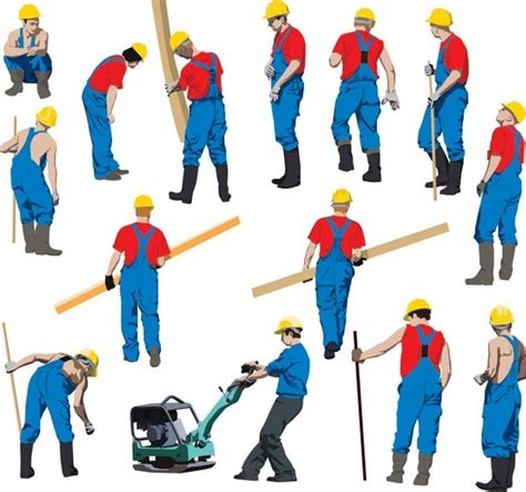 Workers At Work Vector Free Vector In Encapsulated Postscript Eps